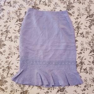 Ann Taylor LOFT linen blend skirt